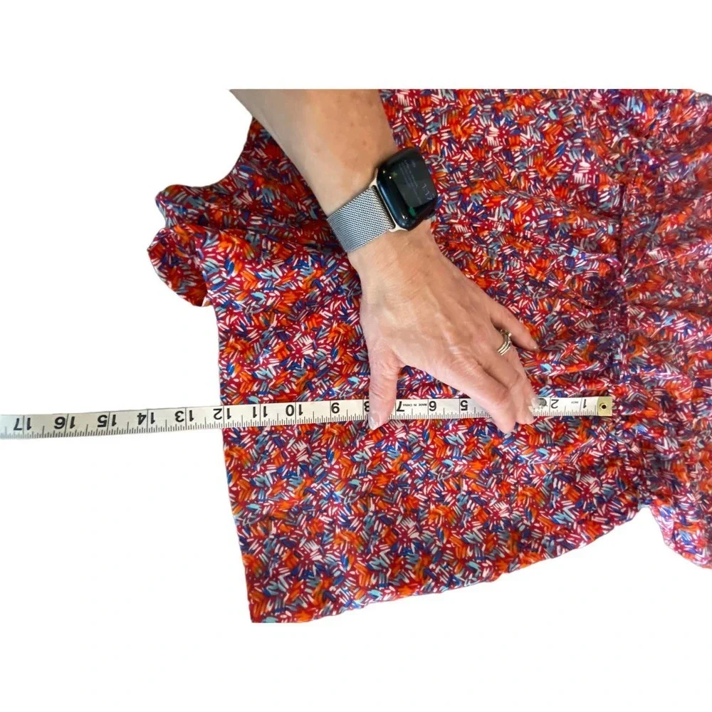 Forever‎ 21 Red Floral Cami Strap Romper